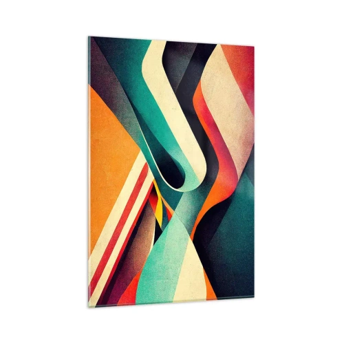 Obraz na skle - Intenzivní kompozice - 80x120 cm