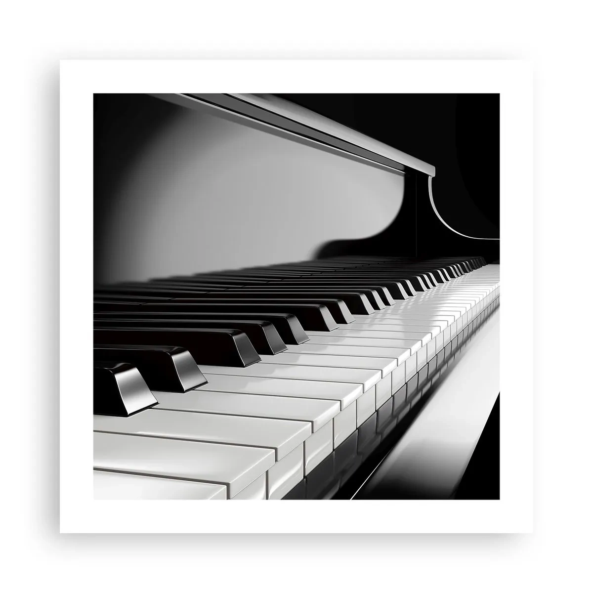 Plakát - Harmonie tvarů a barev - 50x50 cm