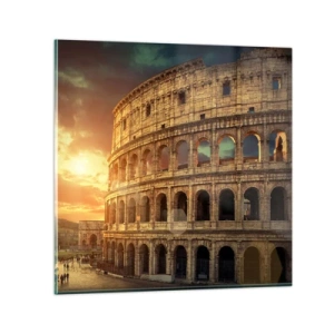 Obraz na skle - Kolosální dojem - 40x40 cm