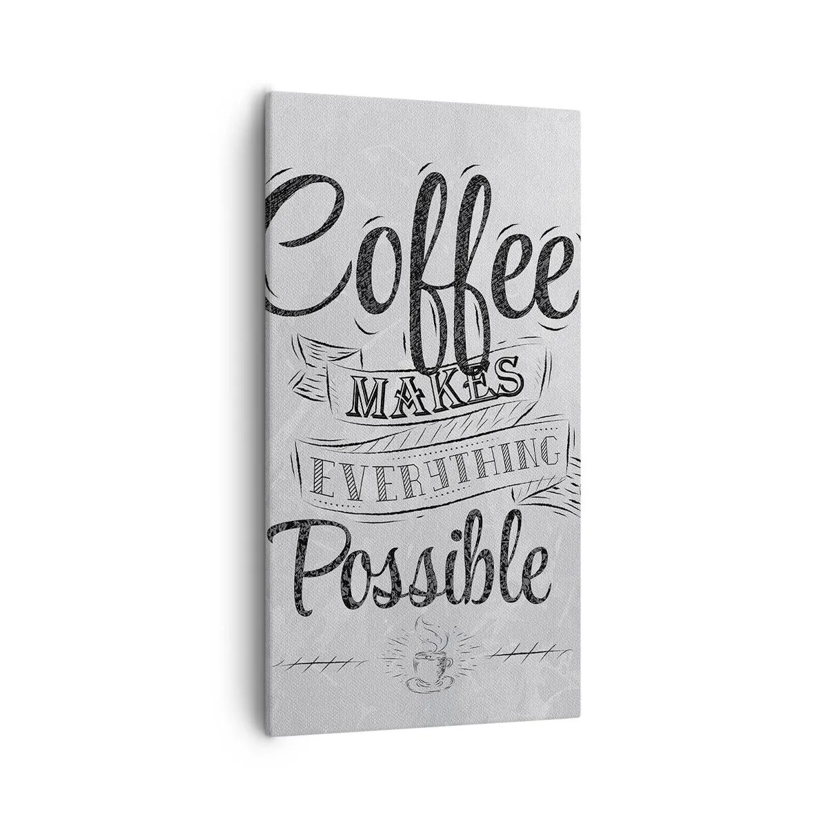 Obraz na plátně - Proč nemilovat kávu? - 55x100 cm