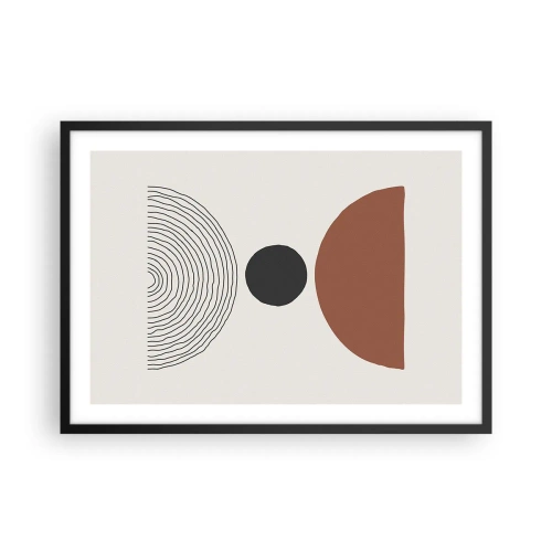 Plakát v černém rámu - V centru pozornosti - 70x50 cm