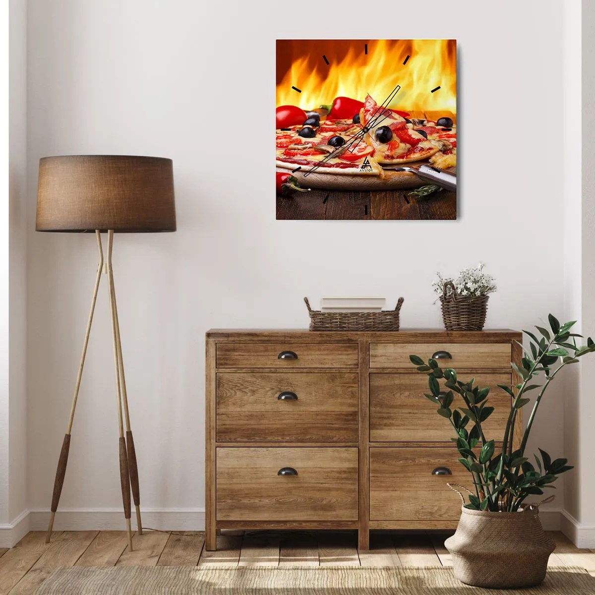 Nástěnné hodiny - From Italy with love - 30x30 cm