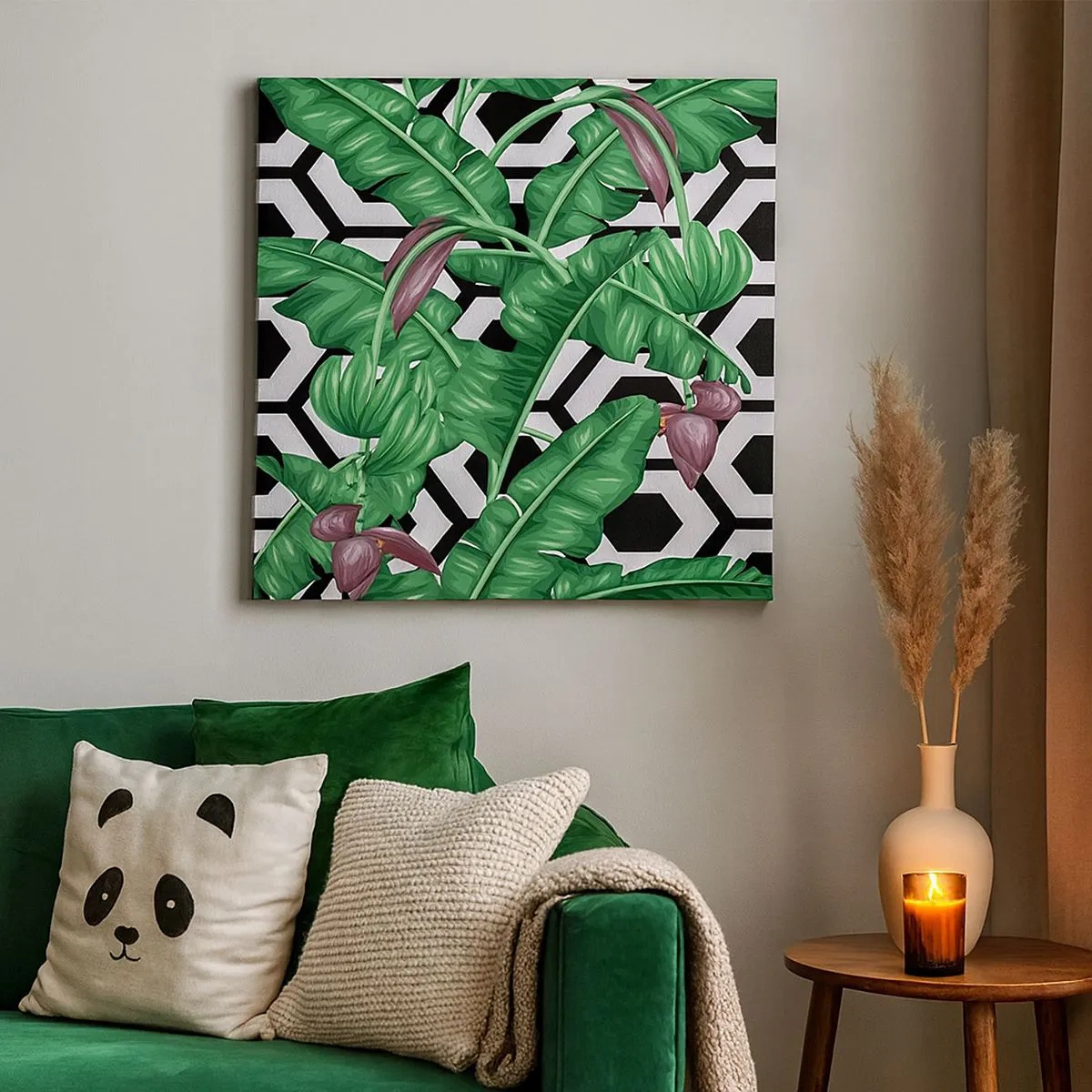 Obraz na plátně - Symetrická kompozice z přírody - 30x30 cm