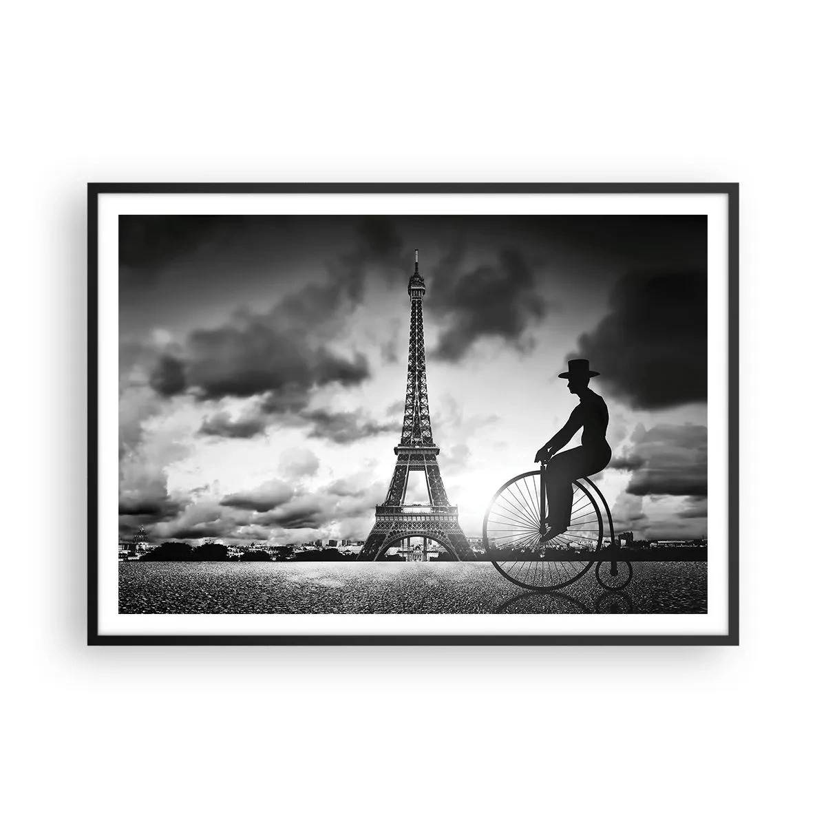 Plakát v černém rámu - Touha po Belle Epoque - 100x70 cm