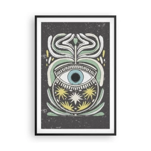 Plakát v černém rámu - Kmenové rituály - 61x91 cm
