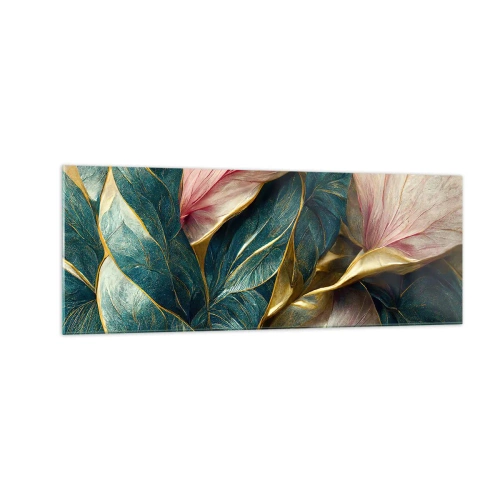 Obraz na skle - Přirozená elegance a styl - 140x50 cm