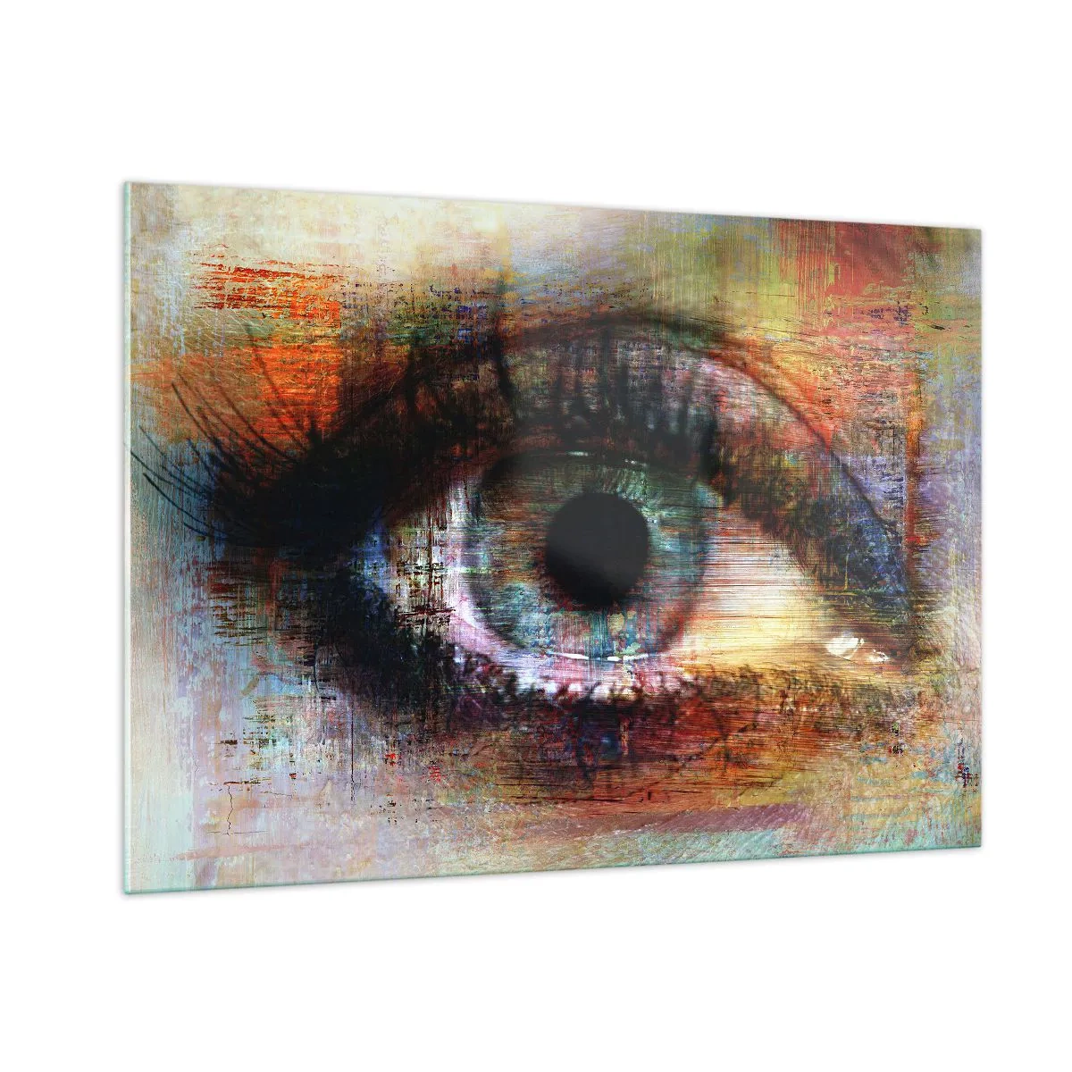 Obraz na skle - Lze se podívat do duše - 100x70 cm