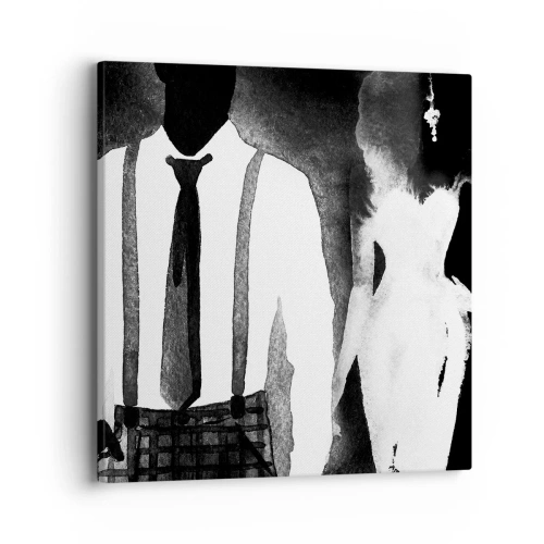Obraz na plátně - Ve stylu noir - 40x40 cm