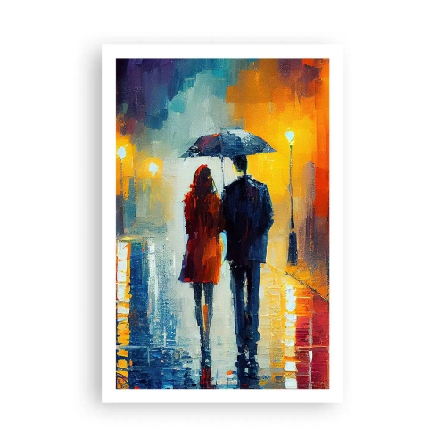 Plakát - Spolu – barevná noc - 61x91 cm