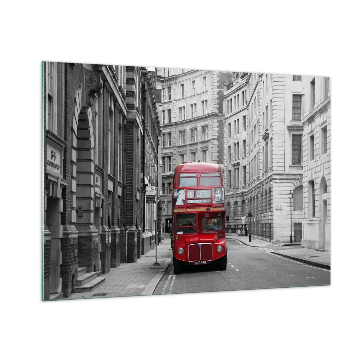 Obraz na skle - Všednost nemusí být šedá - 100x70 cm