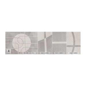 Fototapeta Vzorek Standard Eco - Kruhově a přímo - Jasný, Minimalistický, Kolo - 100x30 cm