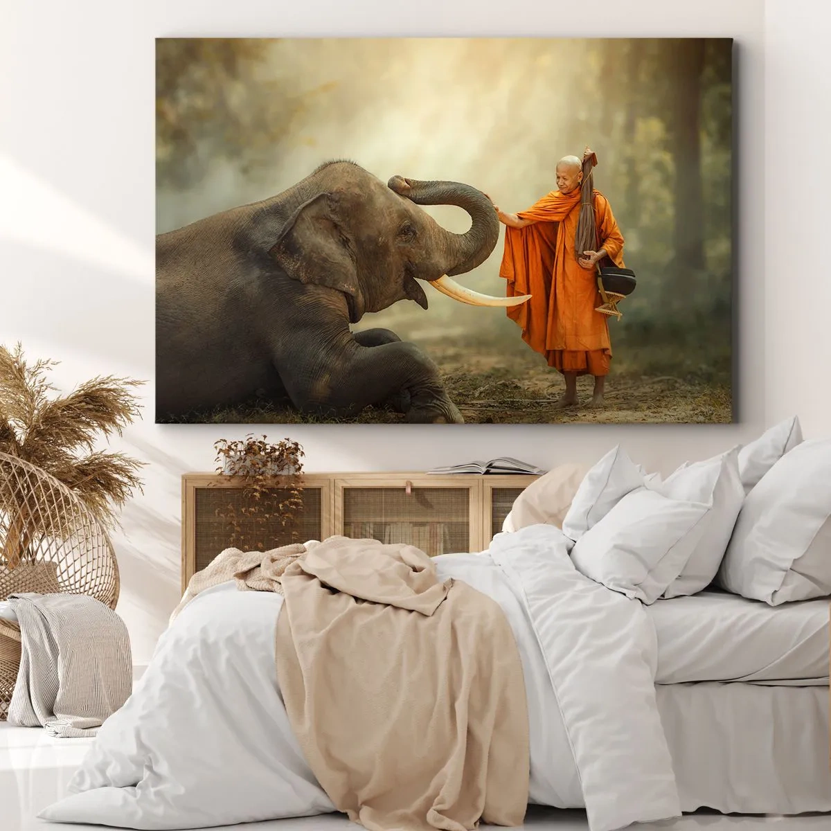 Obraz na plátně - Setkání na cestách - 120x80 cm