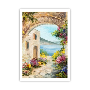 Plakát - Půvab pobřežní krajiny - 70x100 cm