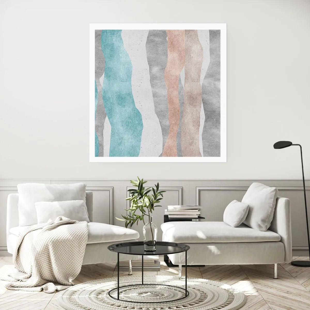 Plakát - Studie blízkosti - 40x40 cm