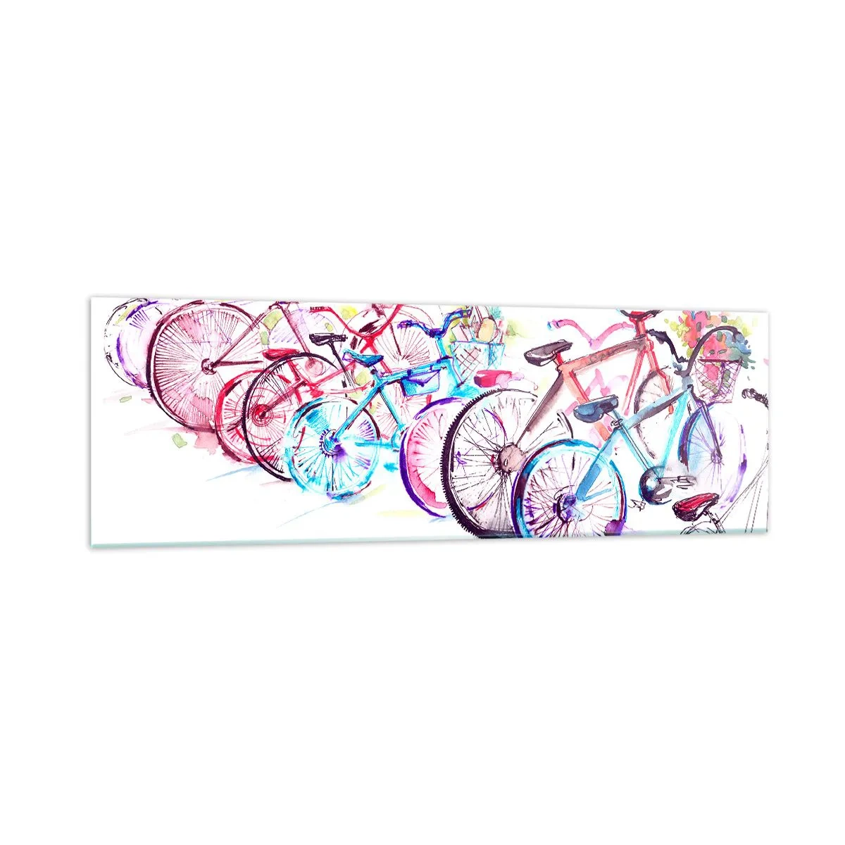 Obraz na skle - Sjezd Antimoto klubu - 160x50 cm