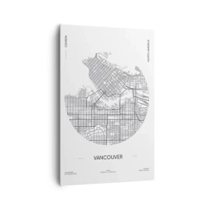 Obraz na plátně - Anatomie Vancouveru - 80x120 cm