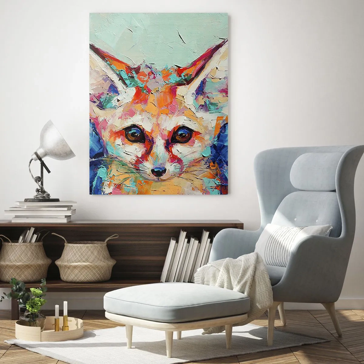 Obraz na skle - Jste na mě připraveni? - 50x70 cm