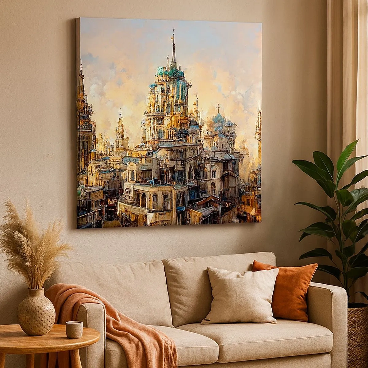 Obraz na plátně - Město měst - 30x30 cm