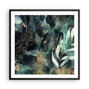 Plakát v černém rámu - Kouzelná zahrada - 60x60 cm