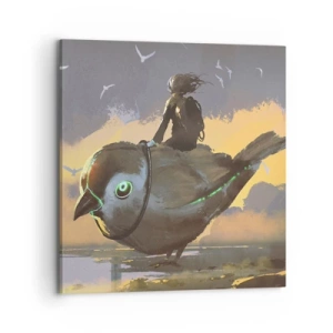 Obraz na plátně - Zastávka na fantastické cestě - 70x70 cm