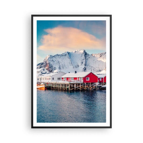 Plakát v černém rámu - Severní útočiště - 70x100 cm