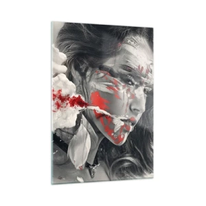 Obraz na skle - Ve spárech absurdity - 50x70 cm