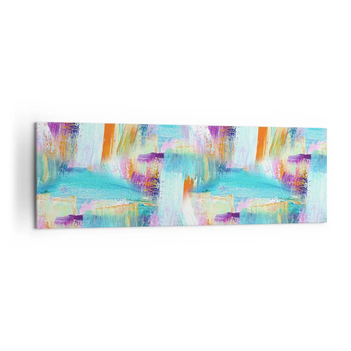 Obraz na plátně - Pohodové střídavé cákance - 160x50 cm