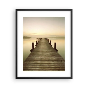 Plakát v černém rámu - Rozbřesk, svítání, světlo - 40x50 cm