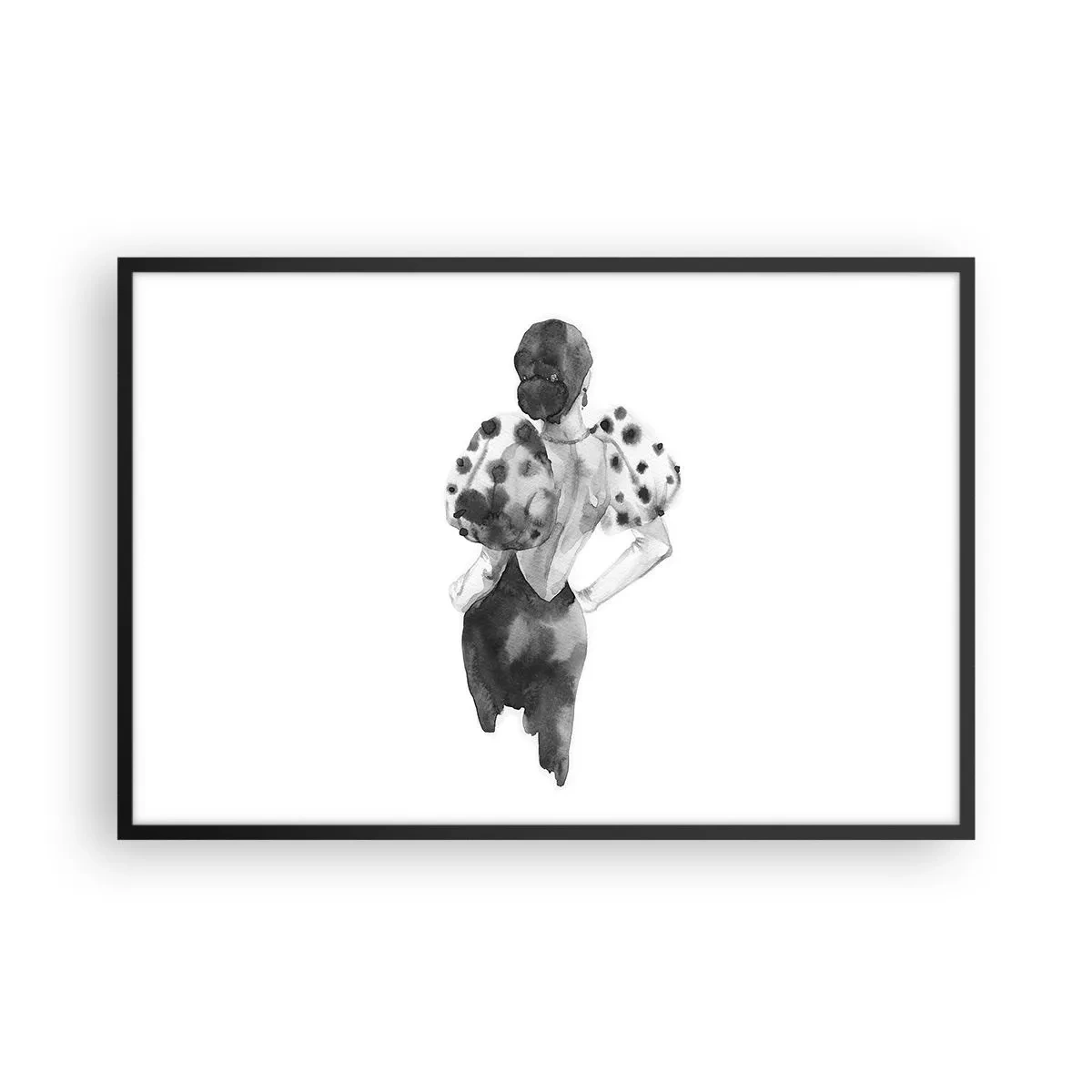 Plakát v černém rámu - Prošla kolem - 91x61 cm