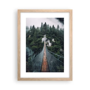 Plakát v rámu světlý dub - Pouze pro orly - 30x40 cm