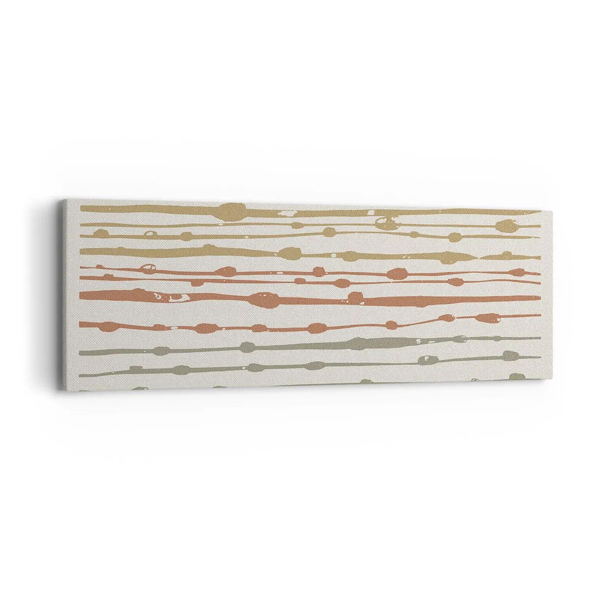 Obraz na plátně - Hudební záznam barev - 90x30 cm