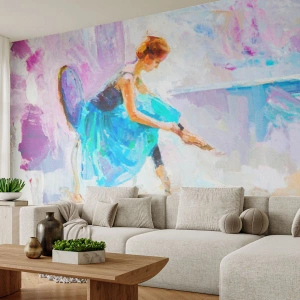 Fototapeta Premium Canvas - Nevyslovený vděk, jemné kouzlo - Balerína, Tanec, Balet - 100x70 cm