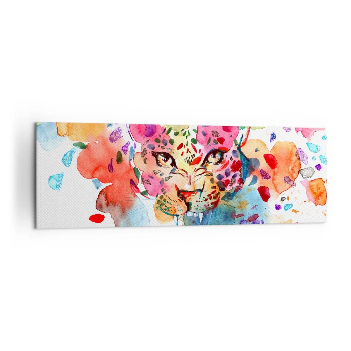 Obraz na plátně - Kráska a zvíře - 160x50 cm