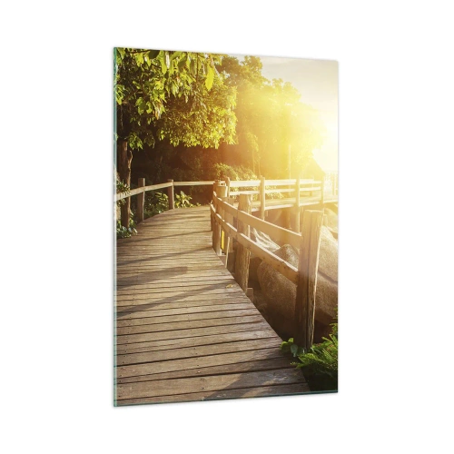 Obraz na skle - Další zatáčka, další zázraky - 50x70 cm