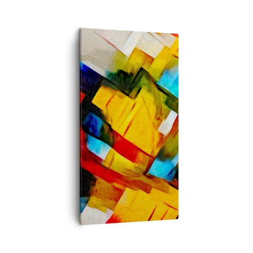 Obraz na plátně - Vícebarevné vrstvy - 45x80 cm