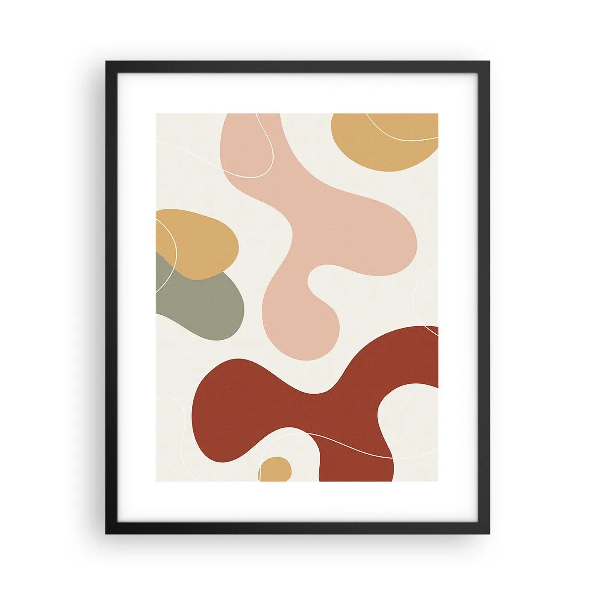 Plakát v černém rámu - Klikyháky - 40x50 cm