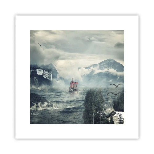 Plakát - V kouzelných vodách - 30x30 cm