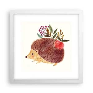 Plakát v bílém rámu - A už mě máš rád - 30x30 cm