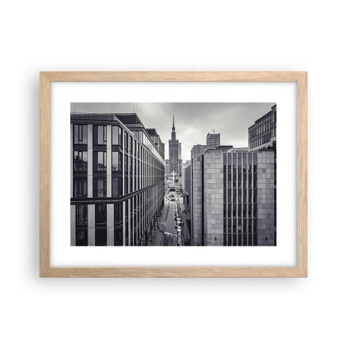 Plakát v rámu světlý dub - Varšavské údolí - 40x30 cm