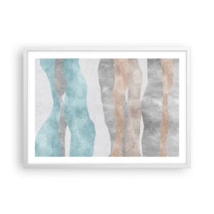 Plakát v bílém rámu - Studie blízkosti - 70x50 cm