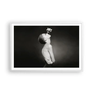 Plakát v bílém rámu - Excentrická elegance - 91x61 cm