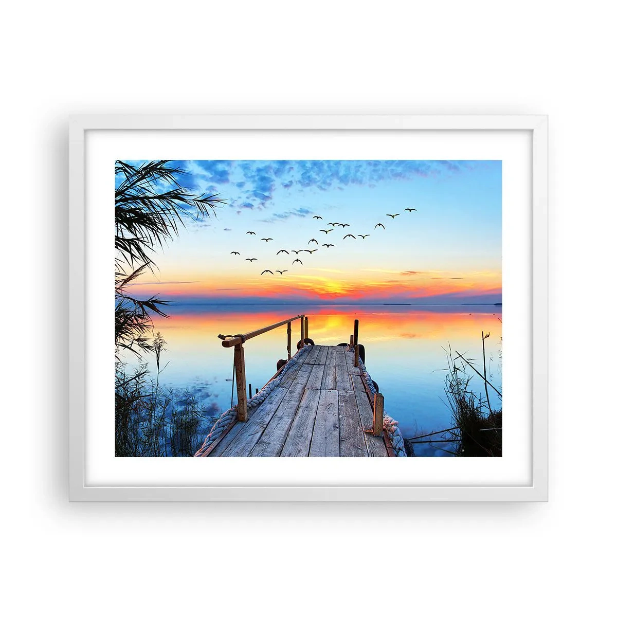 Plakát v bílém rámu - Je čas vrátit se… - 50x40 cm