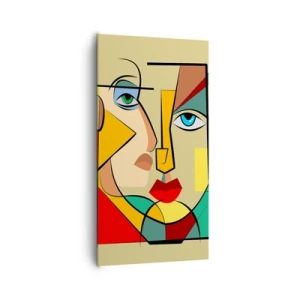 Obraz na plátně - Shodný pár - 65x120 cm