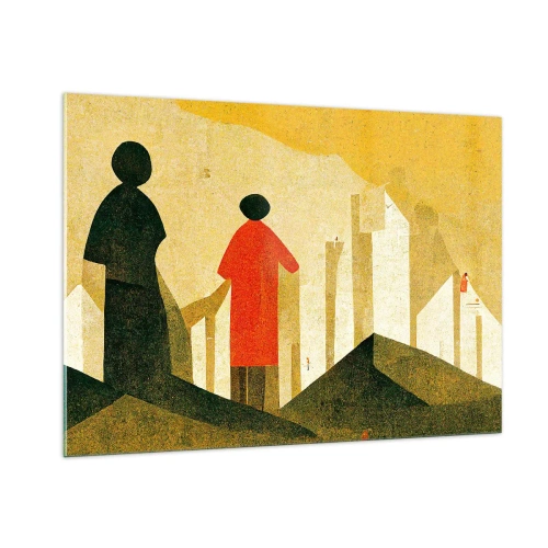 Obraz na skle - Ještě hodně daleko - 100x70 cm