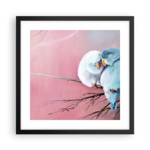 Plakát v černém rámu - Co k tomu dodat?… - 40x40 cm