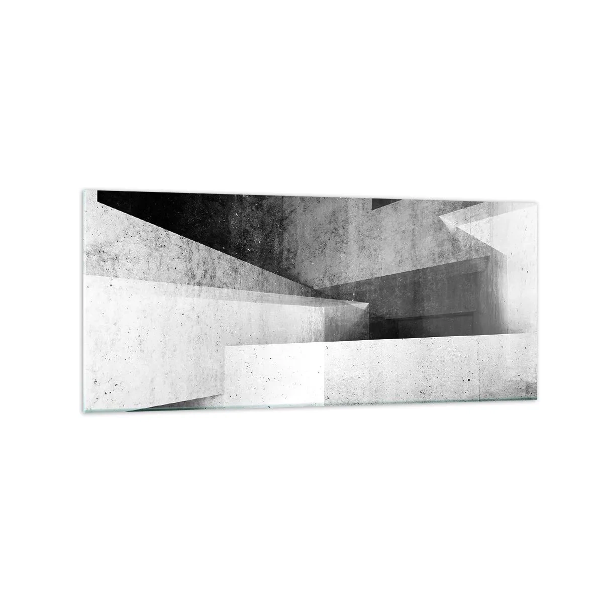 Obraz na skle - Struktura prostoru - 120x50 cm