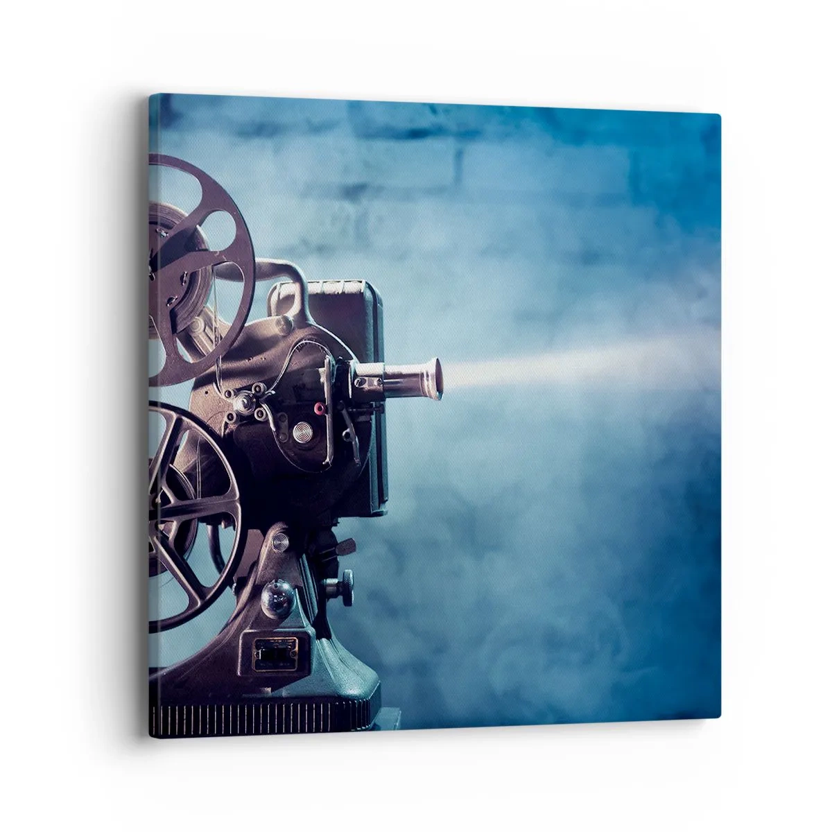 Obraz na plátně - Ve starém kině - 40x40 cm