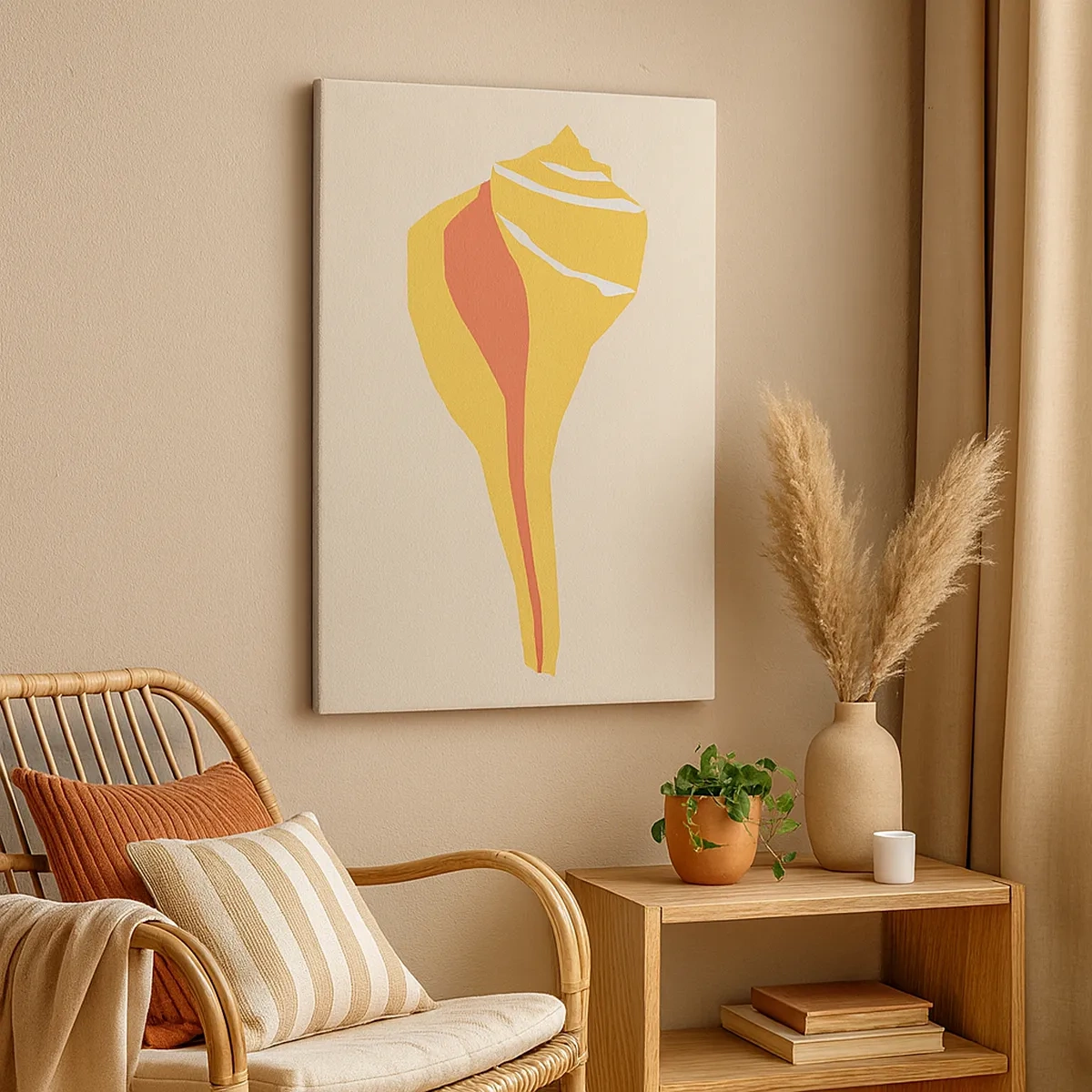 Obraz na plátně - Organická abstrakce – růst - 50x70 cm