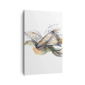 Obraz na plátně - Na křídlech poezie - 80x120 cm