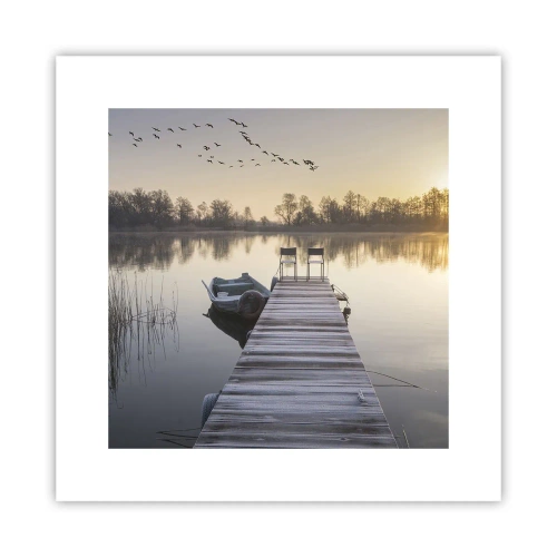 Plakát - Časem se vrátím - 30x30 cm